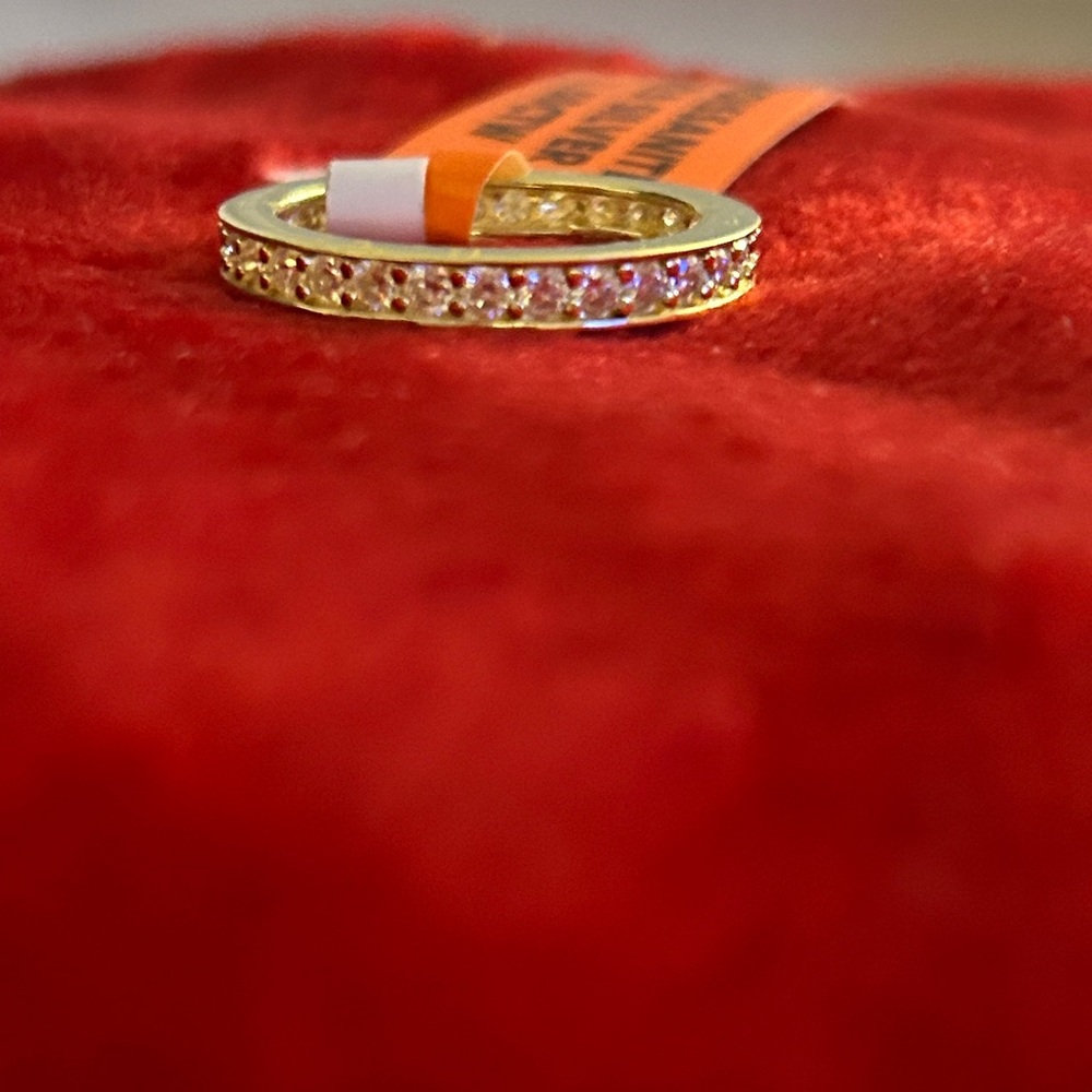 Luxury Moissanite Diamond Gold‎ eternity band women’s size 7